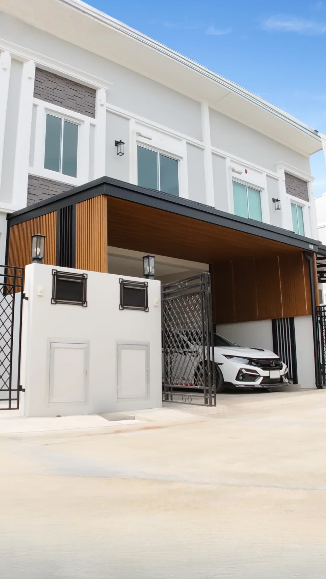 SP Kansard กันสาดบ้านสไตล์โมเดิร์น - มือถือ