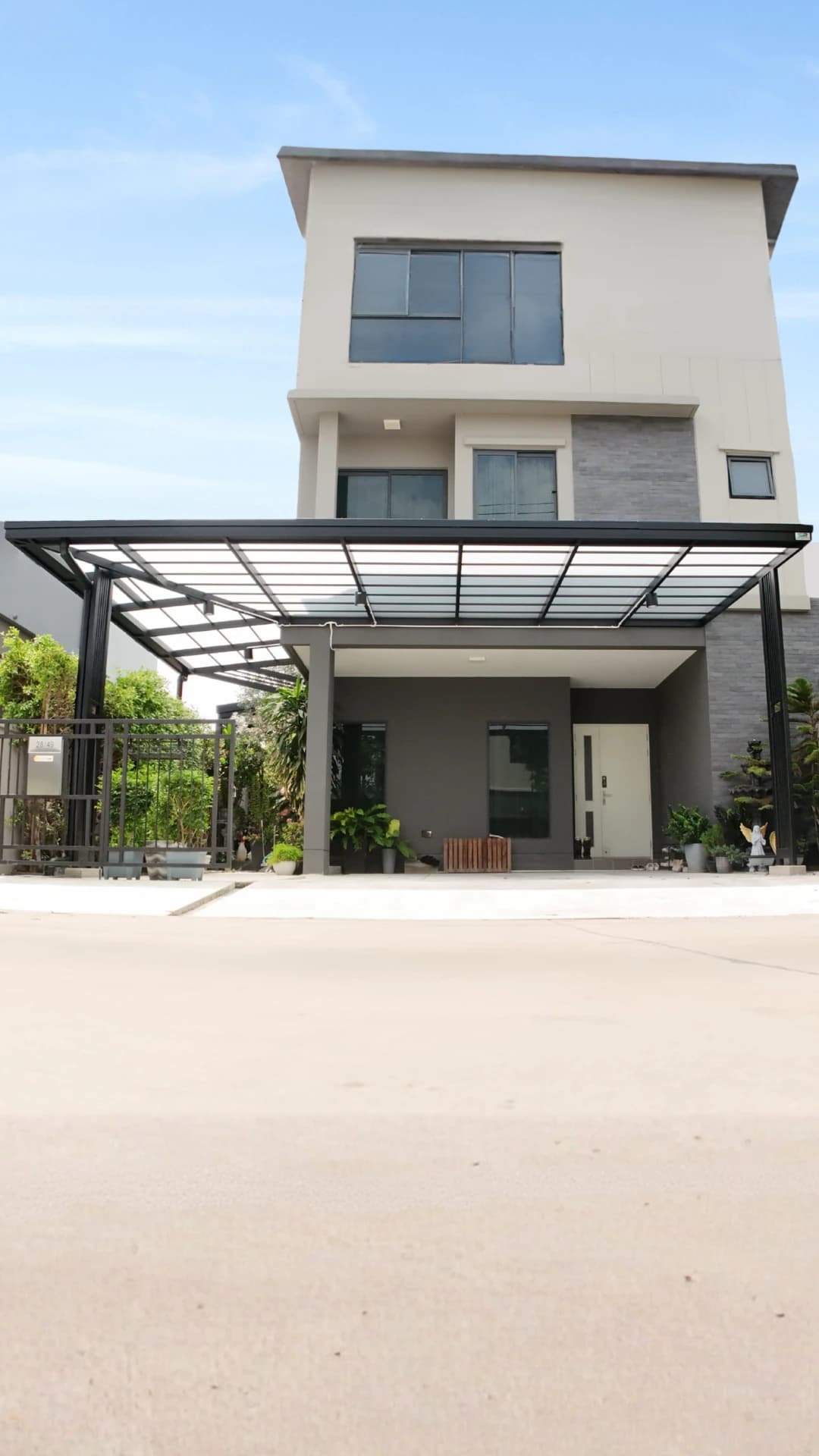 SP Kansard กันสาดเรียบทันสมัย - มือถือ