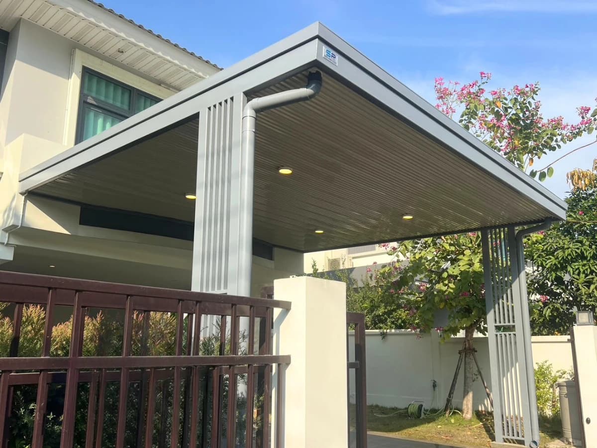 กันสาดมาตรฐานมอกฝ้าระแนง