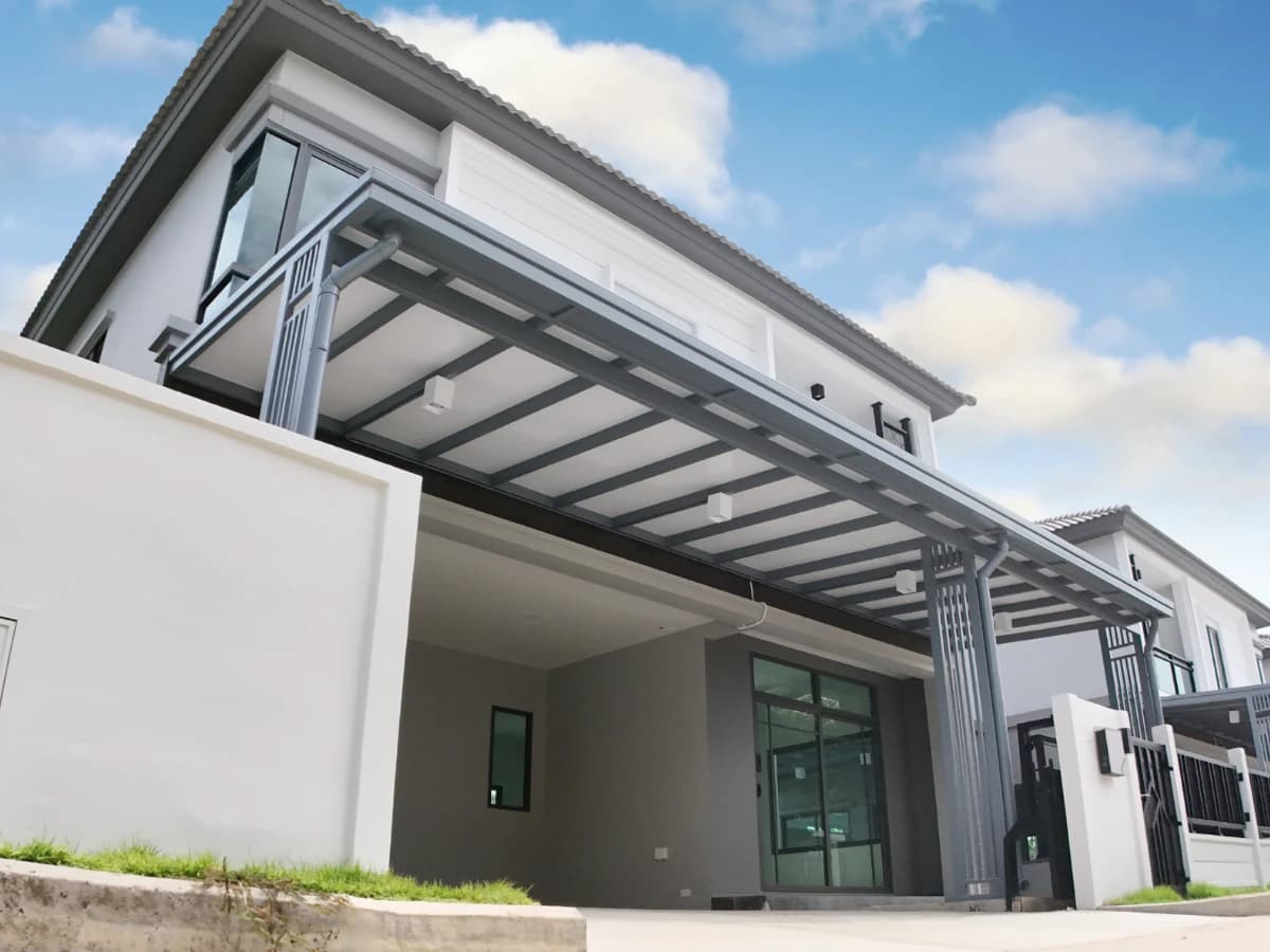 กันสาดอลูมิเนียมดีไซน์สวย